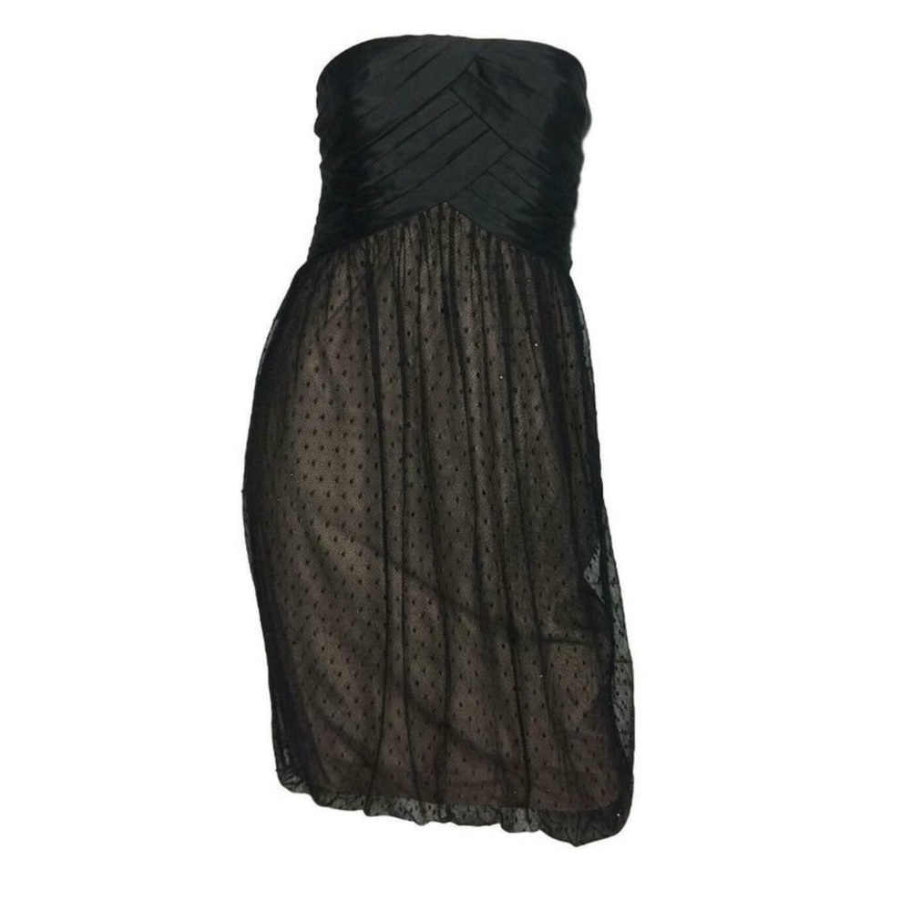 Carmen Marc Valvo Strapless Dress